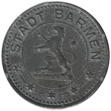 ALLEMAGNE - BARMEN - 30.1 - Monnaie de nécessité - 10 pfennig 1917