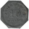 ALLEMAGNE - BENSHEIM - 34.3 - Monnaie de nécessité - 10 pfennig 1917