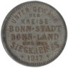 ALLEMAGNE - BONN - 52.2 - Monnaie de nécessité - 10 pfennig 1917
