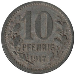 ALLEMAGNE - BONN - 52.2 - Monnaie de nécessité - 10 pfennig 1917