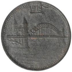 ALLEMAGNE - BONN - 52.5A - Monnaie de nécessité - 5 pfennig 1919