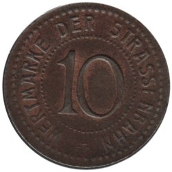 ALLEMAGNE - BRESLAU -  Monnaie de nécessité - 10 pfennig