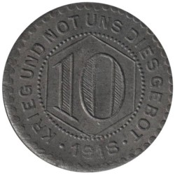 ALLEMAGNE - CALW - 73.2A - Monnaie de nécessité - 10 pfennig 1918