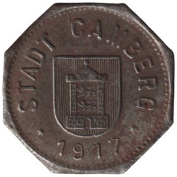ALLEMAGNE - CAMBERG - 74.3 - Monnaie de nécessité - 10 pfennig 1917