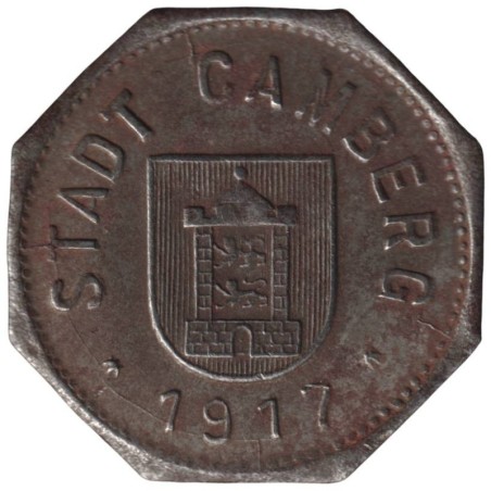 ALLEMAGNE - CAMBERG - 74.3 - Monnaie de nécessité - 10 pfennig 1917