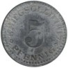 ALLEMAGNE - CASSEL - 78.2 - Monnaie de nécessité - 5 pfennig 1917