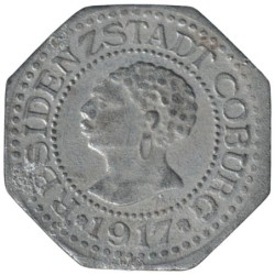 ALLEMAGNE - COBURG - 81.1 - Monnaie de nécessité - 5 pfennig 1917