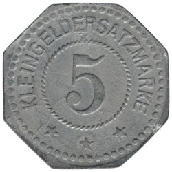 ALLEMAGNE - COBURG - 81.1 - Monnaie de nécessité - 5 pfennig 1917