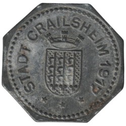 ALLEMAGNE - CRAILSHEIM - 83.1 - Monnaie de nécessité - 5 pfennig 1917