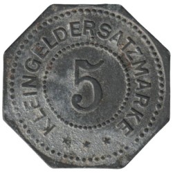 ALLEMAGNE - CRAILSHEIM - 83.1 - Monnaie de nécessité - 5 pfennig 1917