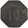 ALLEMAGNE - CRAILSHEIM - 83.5 - Monnaie de nécessité - 10 pfennig 1918
