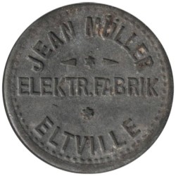 ALLEMAGNE - ELTVILLE - JEAN MULLER ELEKTR.FABRIK - Monnaie de nécessité - 5 pfennig