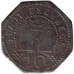 ALLEMAGNE - ESCHWEGE - 121.5 - Monnaie de nécessité - 10 pfennig