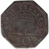 ALLEMAGNE - ESCHWEGE - 121.5 - Monnaie de nécessité - 10 pfennig