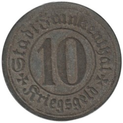 ALLEMAGNE - FRANKENTHAL - 135.5 - Monnaie de nécessité - 10 pfennig 1917