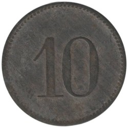 ALLEMAGNE - FRANKFURT - FONTAINE & CO - Monnaie de nécessité - 10 pfennig