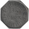 ALLEMAGNE - FREUDENSTADT - 138.5 - Monnaie de nécessité - 1/2 Mark