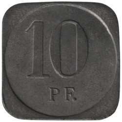 ALLEMAGNE - FREUDENSTADT - 138.6 - Monnaie de nécessité - 10 pfennig 1918