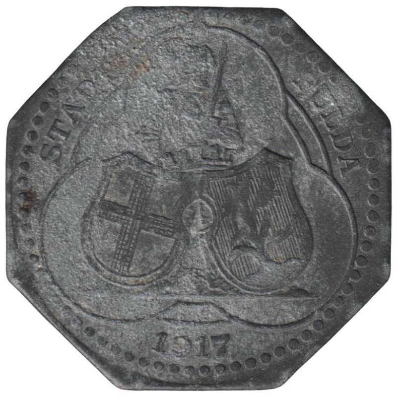 ALLEMAGNE - FULDA - 146.1A - Monnaie de nécessité - 10 pfennig 1917