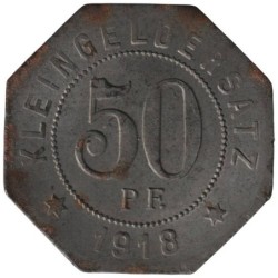 ALLEMAGNE - MERGENTHEIM - 330.3 - Monnaie de nécessité - 50 pfennig 1918