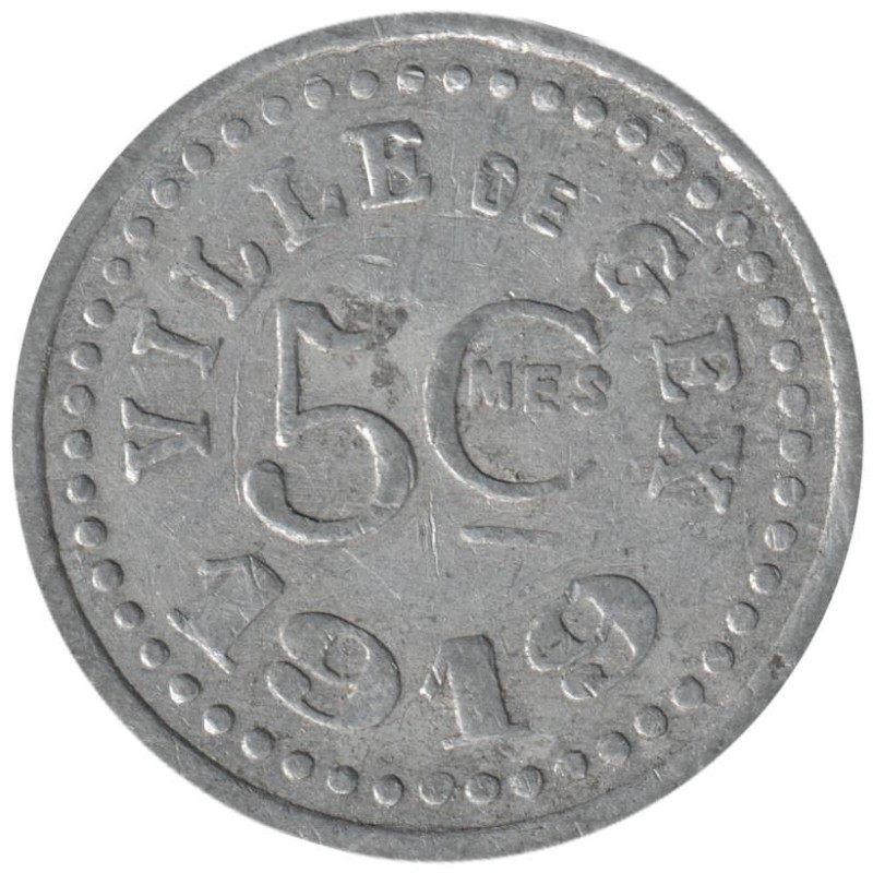 GEX - 1.1 - Monnaie de nécessité - 5 centimes 1919 - TB