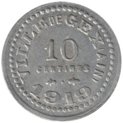 GEX - 1.2 - Monnaie de nécessité - 10 centimes 1919 - TB