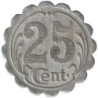 LANDES - 1.7 - Monnaie de nécessité -  25 centimes 1922 - TTB