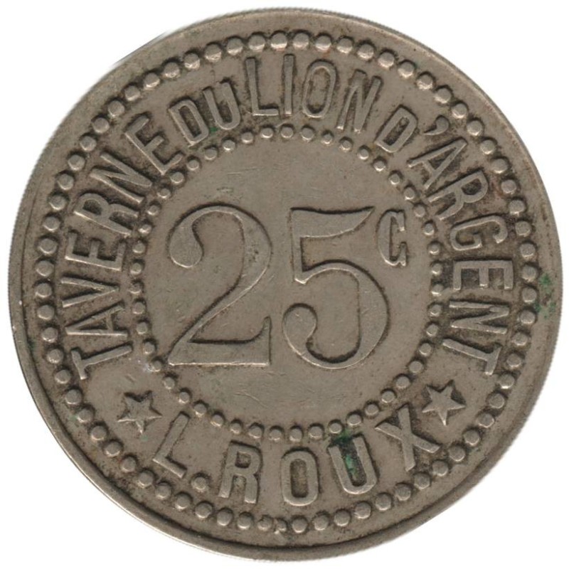 LYON - Monnaie de nécessité - Taverne du Lion d'Argent - TTB-