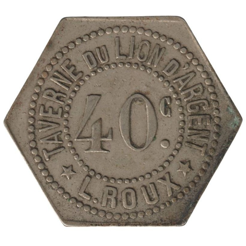 LYON - Monnaie de nécessité - Taverne du Lion d'Argent - TTB-