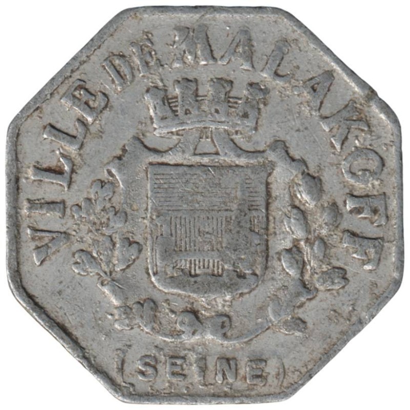 MALAKOFF - 1.1 - Monnaie de nécessité - 5 centimes - TB-