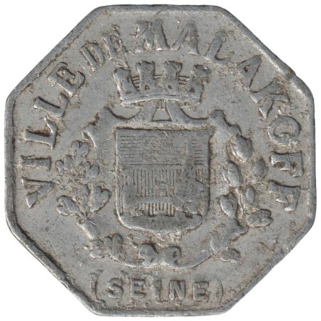 MALAKOFF - 1.1 - Monnaie de nécessité - 5 centimes - TB-