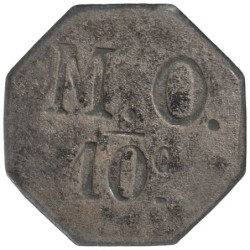 NANTES - 6.1 - Monnaie de nécessité - 10 centimes - TB
