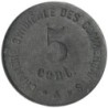 PERPIGNAN - 1.1 - Monnaie de nécessité - 5 centimes 1917 - TB