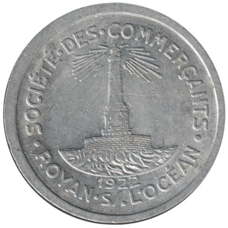 ROYAN - 1.2 - Monnaie de nécessité - 10 centimes 1922 - TTB