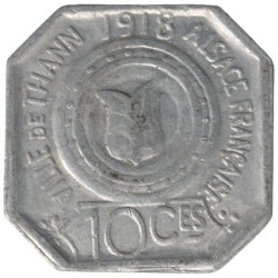 THANN - 1.1 - Monnaie de nécessité - 10 centimes 1918 - TB