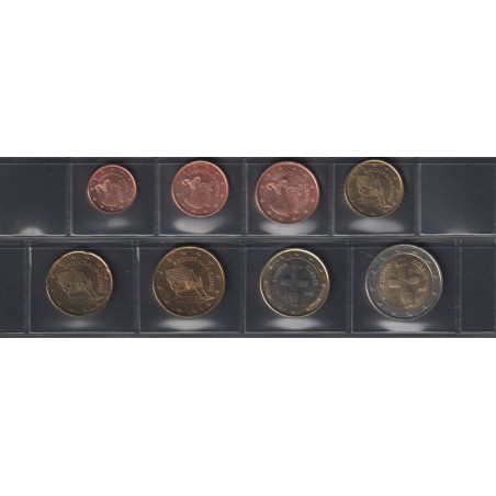 Monnaies euro - CHYPRE - Série - 2008 - 1 cent à 2 euros