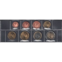Monnaies euro - ESPAGNE - Série - 2018 - 1 cent à 2 euros