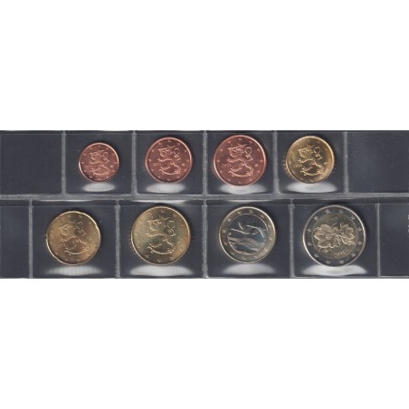 Monnaies euro - FINLANDE - Série - 2011 - 1 cent à 2 euros