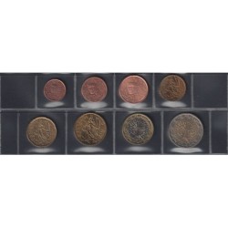 Monnaies euro - FRANCE - Série - 2000 - 1 cent à 2 euros