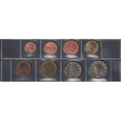 Monnaies euro - LUXEMBOURG - Série - 2002 - 1 cent à 2 euros