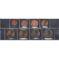 Monnaies euro - LUXEMBOURG - Série - 2010 - 1 cent à 2 euros
