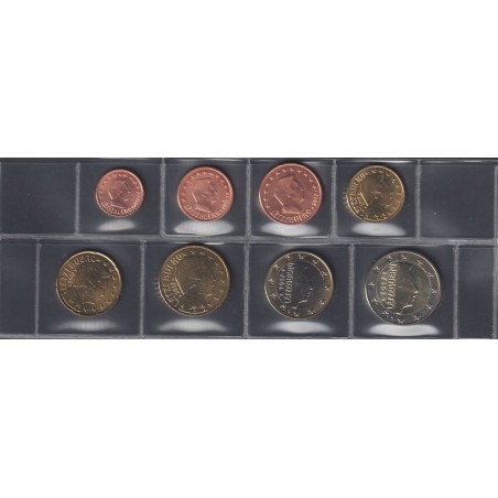 Monnaies euro - LUXEMBOURG - Série - 2017 - 1 cent à 2 euros