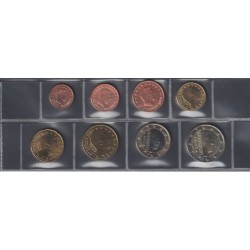 Monnaies euro - LUXEMBOURG - Série - 2018 - 1 cent à 2 euros