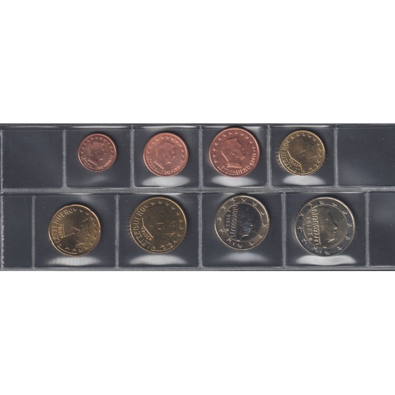 Monnaies euro - LUXEMBOURG - Série - 2018 - 1 cent à 2 euros