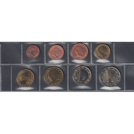 Monnaies euro - LUXEMBOURG - Série - 2018 - 1 cent à 2 euros