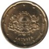 Monnaie euro courante - LETTONIE - 20 cents - 2014
