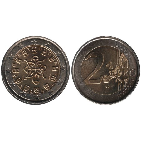 Monnaie euro courante - PORTUGAL - 2 euros - 2002