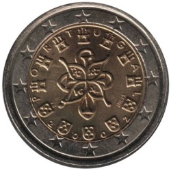 Monnaie euro courante - PORTUGAL - 2 euros - 2002
