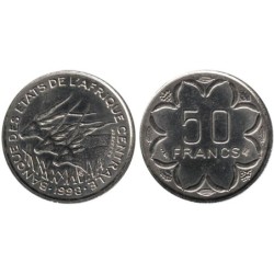 Monnaie monde - ETATS AFRIQUE CENTRALE - KM11 - 50 francs 1998