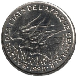 Monnaie monde - ETATS AFRIQUE CENTRALE - KM11 - 50 francs 1998